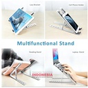 Dudukan Laptop Stand Alas Laptop Aluminium N3