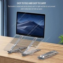 Dudukan Laptop Stand Alas Laptop Aluminium N8