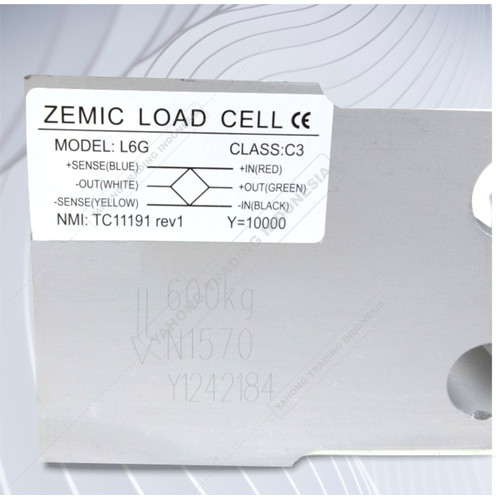 Load Cell Loadcell Sensor Timbangan Digital ZEMIC L6G 600kg