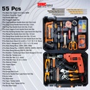 Mesin Bor Impact Drill Impek Listrik SET 55pcs 13mm 55 Pcs