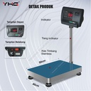 Timbangan Barang Digital Bench Scale A12E Dual Display 150kg 200kg