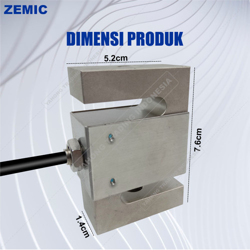 Load Cell ZEMIC H3 C3 50kg Tipe S Loadcell Sensor Timbangan Digital