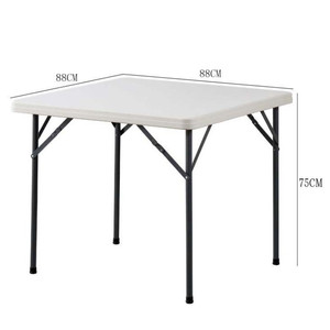 1 SET Meja Lipat Kursi Lipat Portable Meja Makan Belajar Laptop 88cm