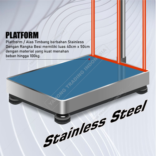 Timbangan Barang Duduk Digital Bench Scale A12E