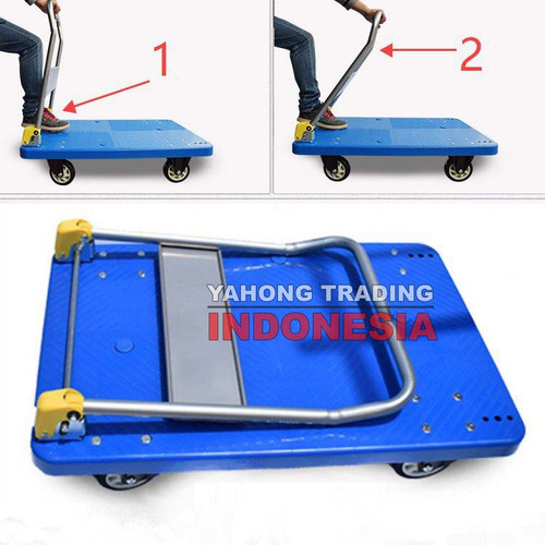 Trolley Lipat Trolly Barang Troli Plastik Serbaguna Max 400kg