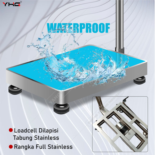 Timbangan Digital Bench Scale YHG A12E Stainless Waterproof