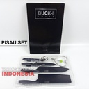 Pisau Dapur Lengkap 5pcs Kitchen Knife Set Buck-I 5 pcs in 1