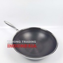 Natural Classic Compound Steel Wok Pan Panci Stainless 316