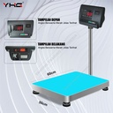 Timbangan Barang Digital YHG A12E DUAL DISPLAY 50cm x 60cm 300kg 500kg