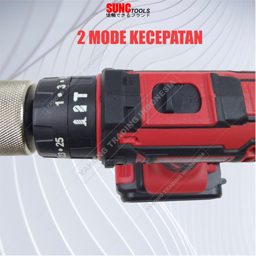 SUNC TOOLS Cordless Drill Set 36V Mesin Bor Baterai Obeng Kunci 36 V