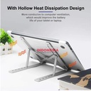 Dudukan Laptop Stand Alas Laptop Aluminium N3