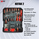 Kunci Sock Sok Set 187 Pcs Socket Tool Kit