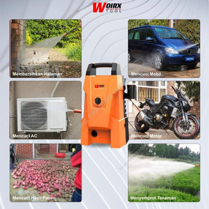 WOIRX Jet Cleaner 80 bar High Pressure Mesin Semprot Cuci Motor Mobil
