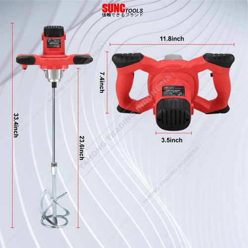 Mesin Pengaduk Cat Semen Makanan Elektrik Elektric Mixer SUNC TOOLS