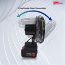 SUNC TOOLS Kipas Angin Besi 8" inch Fan Portable Baterai