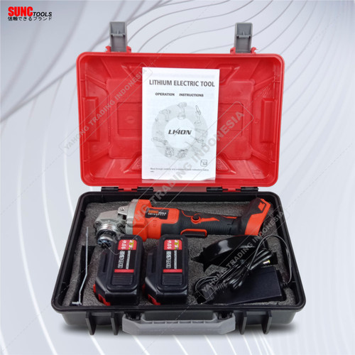 SUNC TOOLS Cordless Angle Grinder Brushless Mesin Gerinda 98Vf