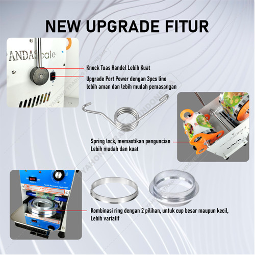 Cup Sealer Mesin Press Gelas Alat Pres Gelas Minuman