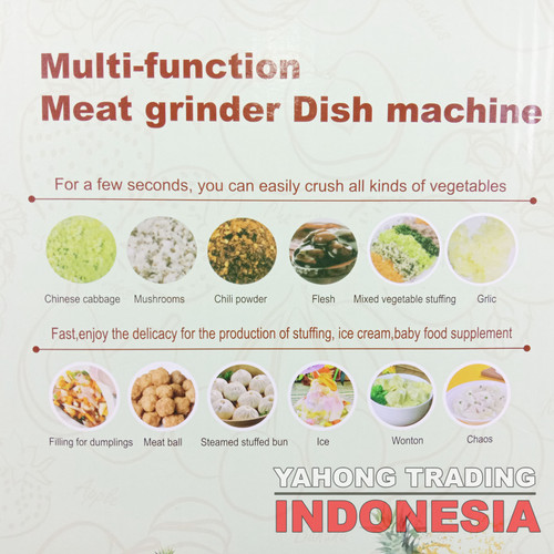 Blender Daging Meat Grinder Penggiling Multifungsi Stainless Kaca