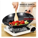 Wok Pan Wajan Penggorengan Anti Lengket Double Handle