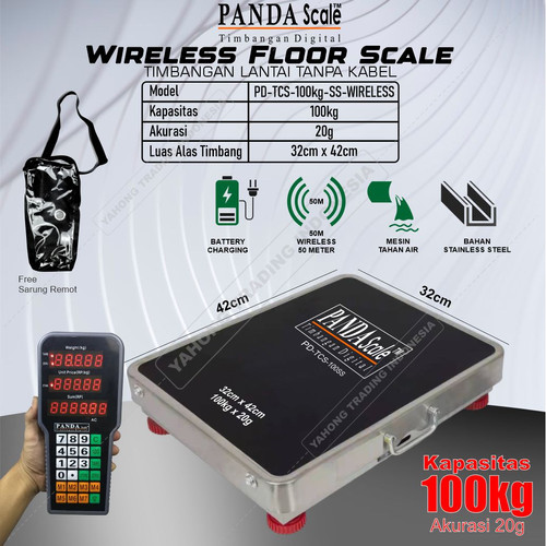 Timbangan Digital Barang Ekspedisi Wireless Tanpa Kabel 100kg 20g