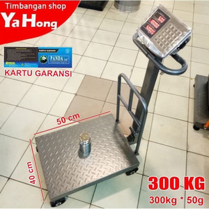 Timbangan Barang Digital Ekspedisi Paket Dengan Roda 40x50 300kg 50g