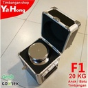 Batu Timbangan Anak Timbangan Kalibrasi F1 Series 20kg + BOX