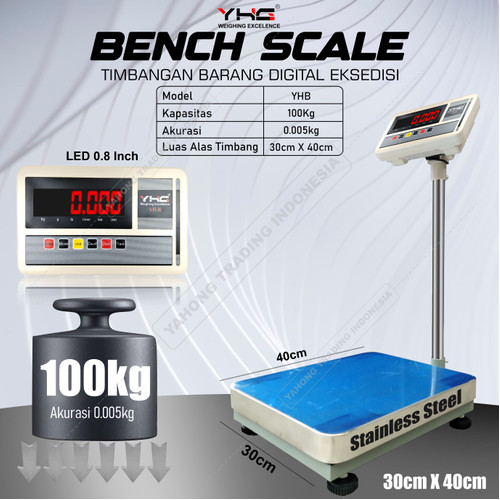 Timbangan Barang Digital Timbangan Ekspedisi Paket Berat 100kg 0.005kg