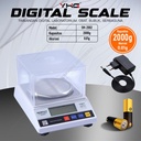 Timbangan Digital Portable Emas Lab Bubuk SM-2002 2000g 0.01g
