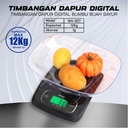 Timbangan Dapur Digital Bumbu Buah Sayur 12kg 1g