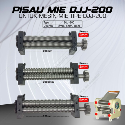 Pisau / Cutter Mesin Mie DJJ-200 2mm 4mm