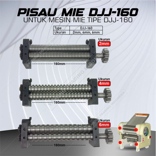 Pisau / Cutter Mesin Mie DJJ-160 2mm 4mm 6mm