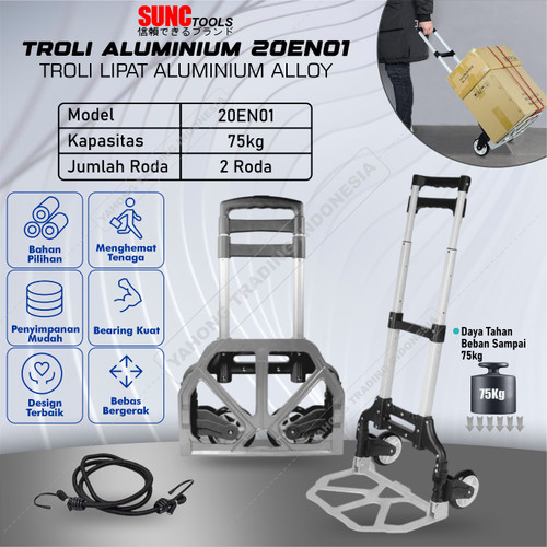 Trolley Lipat Mini / Trolly / Troli Lipat Serbaguna / Troli Aluminium