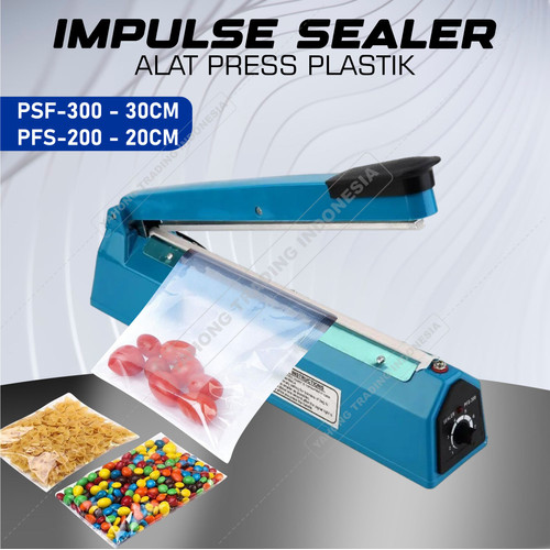 Mesin Press Plastik Alat Sealer Pres Plastic Impulse Sealer