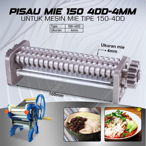 Pisau Cutter Mesin Cetak Gilingan Mie Manual Noodle Maker 150-4DD 4mm