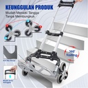 Trolley Lipat Roda Trolly Troli Lipat Aluminium Bisa Naik Tangga