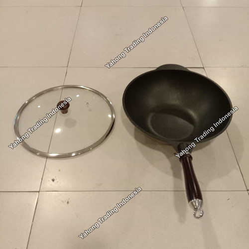 Healty Stone wok pan Wajan Jumbo Anti Lengket F1