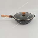 Healty Stone Pan Alat Masak Teflon Panci Wajan Jumbo Anti Lengket