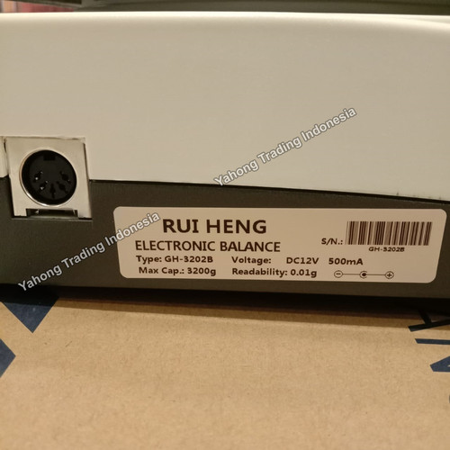 Timbangan Digital Laboratorium Analitik Ruiheng GH-3202B 3200g 0.01g