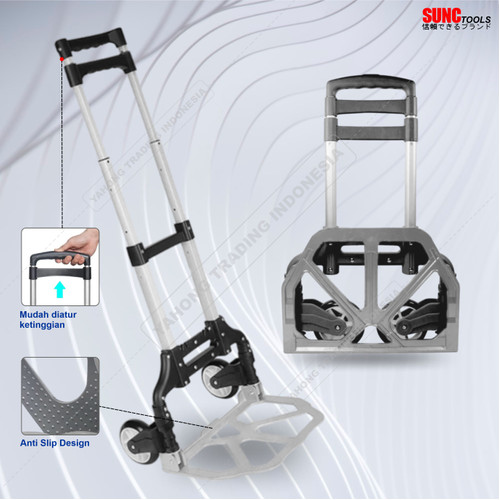 Trolley Lipat Mini / Trolly / Troli Lipat Serbaguna / Troli Aluminium