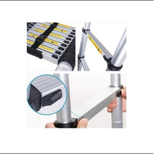Tangga Lipat Aluminium Teleskopik Single 3.2m 3.8m 4.4m 5m 5.4m