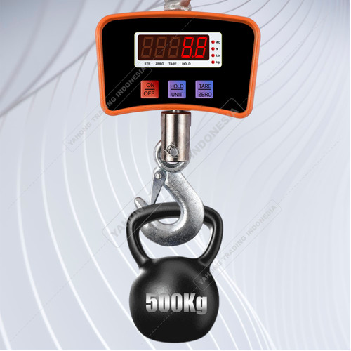 Timbangan Gantung Digital Timbangan Barang Digital 500kg 0.2kg