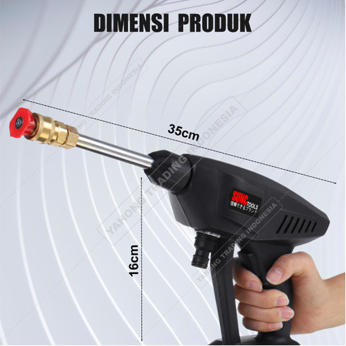 Cordless Car Washer Mesin Cuci MOBIL Portable Car wash SUNC TOOLS 40Vf