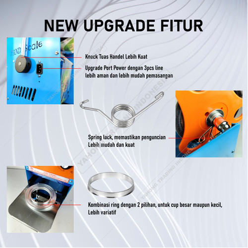 Mesin Cup Sealer ET-D8 Alat Pres Gelas Minuman Press Cup Sealer