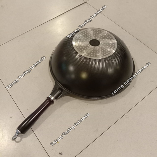 Healty Stone wok pan Wajan Jumbo Anti Lengket F1