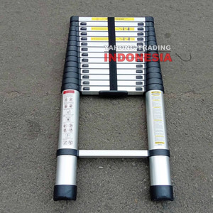 Tangga Lipat Aluminium Teleskopik Single 3.2m 3.8m 4.4m 5m 5.4m