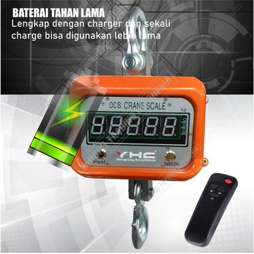 Timbangan Barang Pabrik 15ton Timbangan Gantung Digital YHG 15 TON