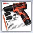 SUNC TOOLS Cordless Drill Set 12V Mesin Bor Baterai Obeng Kunci Pas