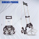 Trolley Lipat Roda Trolly Troli Lipat Aluminium Bisa Naik Tangga