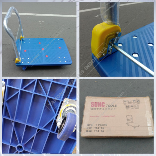 Trolley Lipat / Trolly / Troli Plastik Lipat Serbaguna 150kg