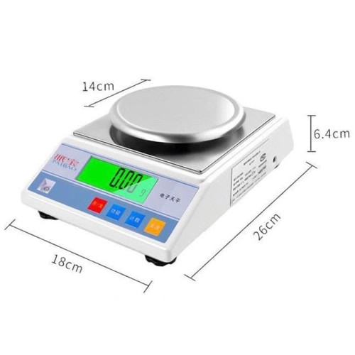 Timbangan Digital Portable Emas Lab Bubuk SM-2002 2000g 0.01g